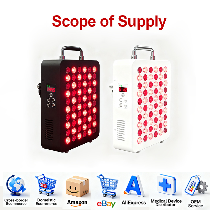 660nm 850nm Portable Red Therapy Light Panel 300W
