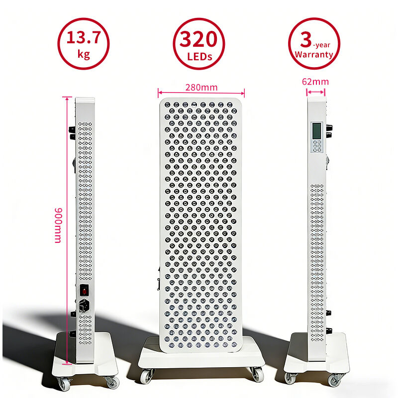 480/590/630/660/810/830/860/940/1060nm Infrared Led Red Light Therapy Panel for Beauty Home Gym