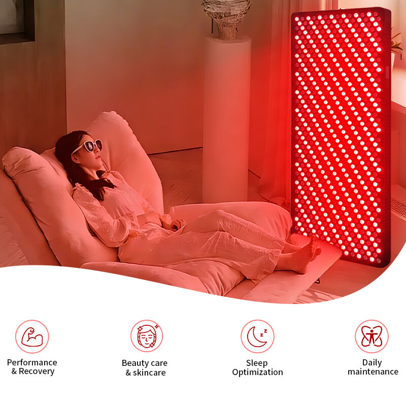  Standing 700 LEDs Red Light Therapy Infrared Light Panel Full Body