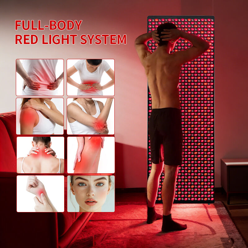 6000W 5 Wavelength Full Body LED Red Therapy Light Panel