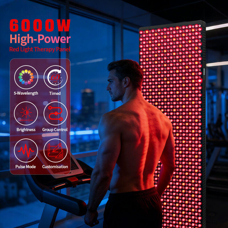 6000W LED Red Light Therapy Panel for Gym Spa