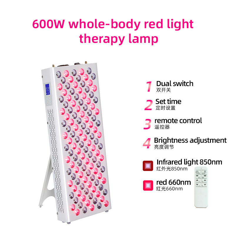 AD600 Full Body Red Light Therapy Device 660nm 850nm Near Infrared Light Panel