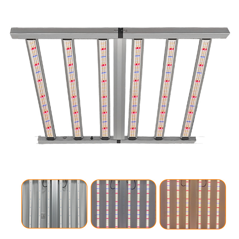 600W Full Spectrum Plant Grow Lights Customized LM281B LED Bar for Indoor Hydrophobic Plants