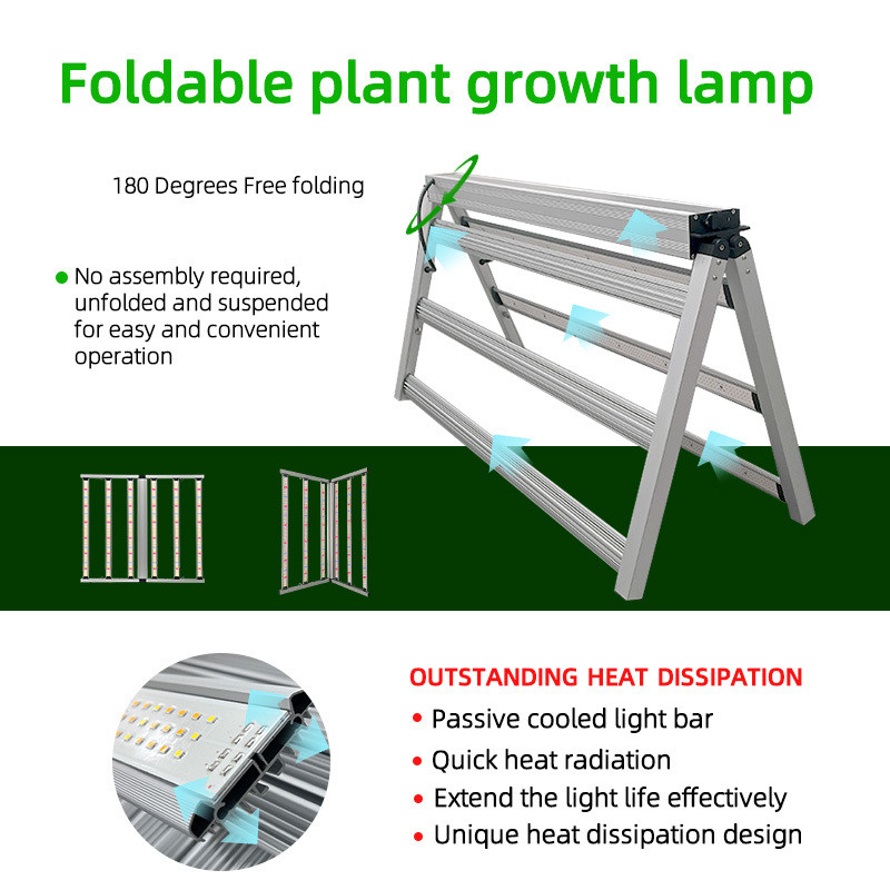 600W Full Spectrum Plant Grow Lights Customized LM281B LED Bar for Indoor Hydrophobic Plants