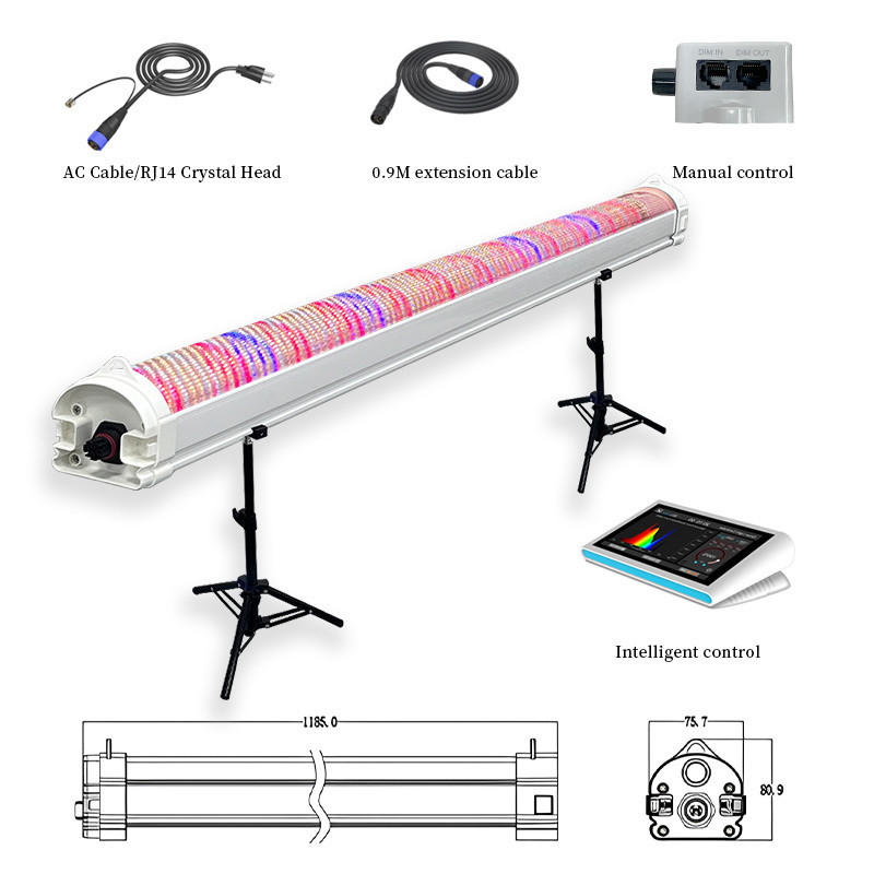 Full Spectrum Under Canopy Grow Lights 150W One Dual Channels Deep IR LED Grow Light