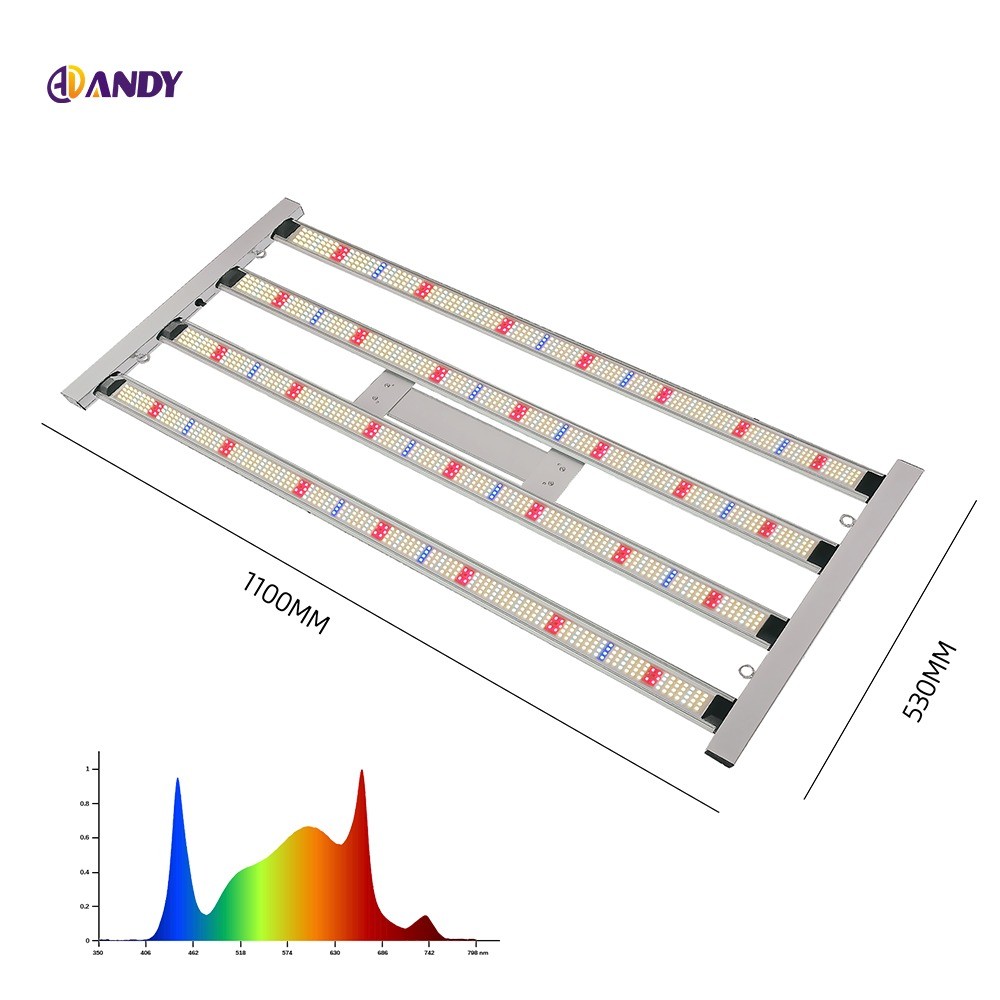 Full Spectrum 400W Led Grow Light Samsung LM281B Dimmable Foldable for Indoor Plants