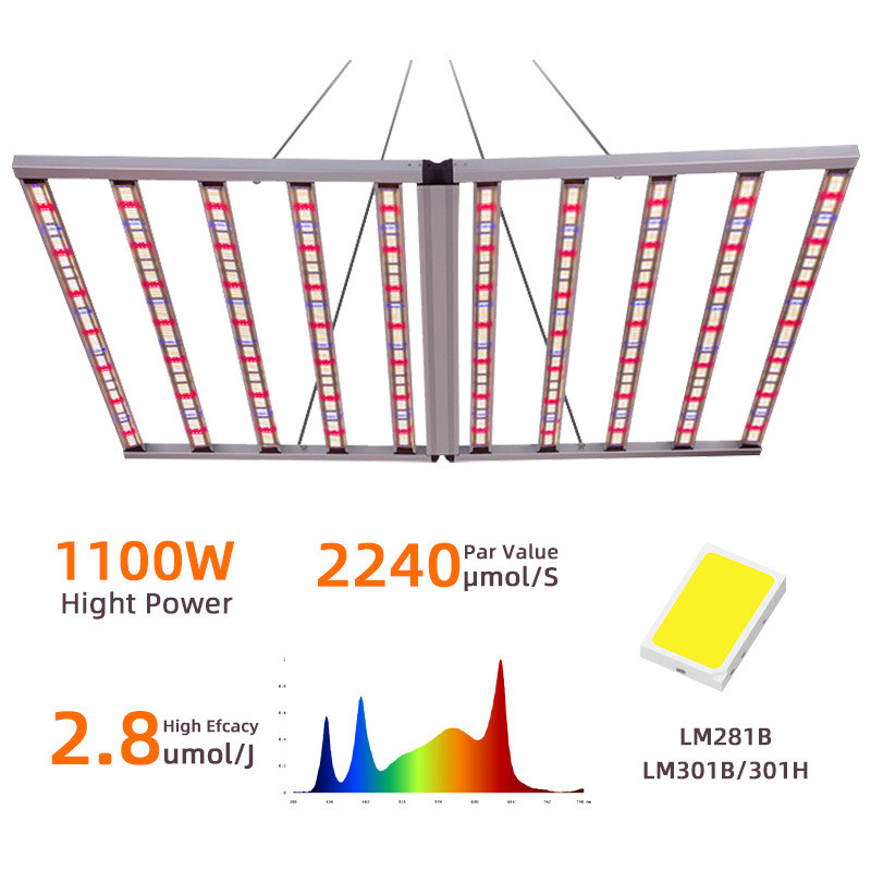 Two Channel Dimmable Full Spectrum Plant Light Commercial LED Plant Grow Light Bar