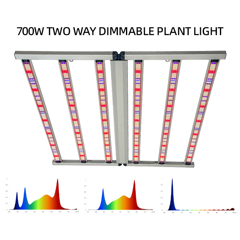 Full Spectrum 6 Bar LED Grow Lights 700 Watt LED Grow Lights With UV And IR