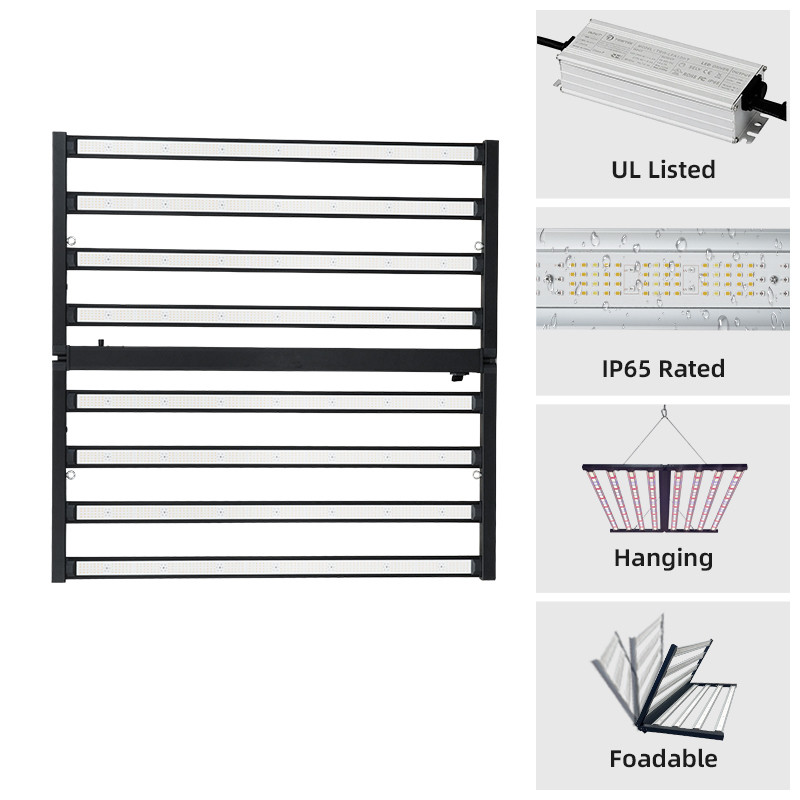 LM281B Led Grow Light 800W Horticulture Microgreen Strawberry Tomato Full Spectrum Dimmable Samsung LM301h EVO for  Bloom Seed