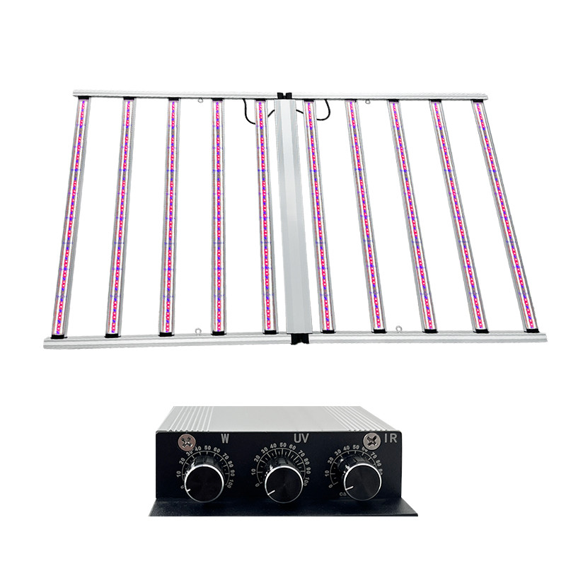 Commercial UV IR Grow Light Bar 10 Bar 1100W Full Spectrum For Microgreen Strawberry