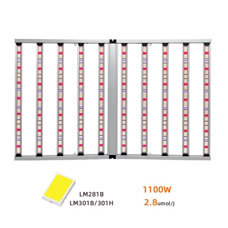 ANDY Customizable Hydroponic Samsung LM301H EVO Dual-channel 1100W LED Grow Light with UV
