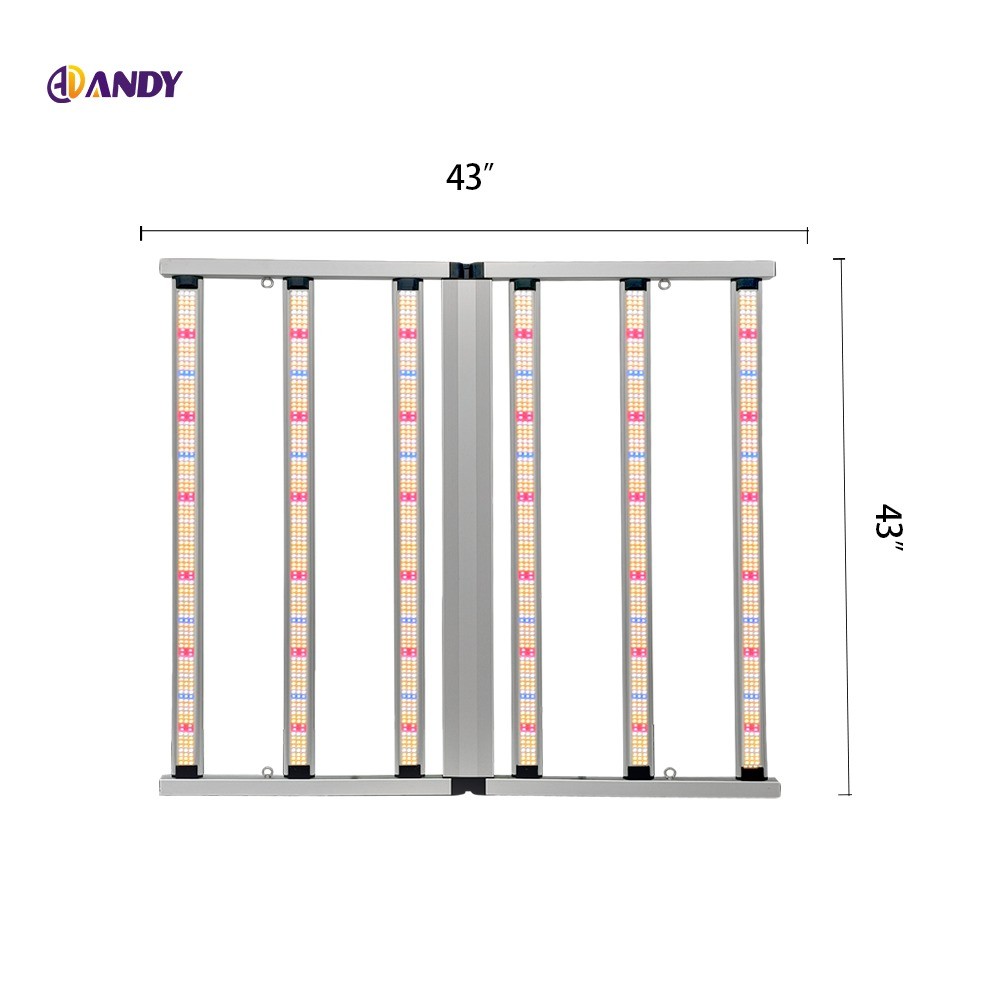 Samsung LM281B 4X4FT 640W Led Grow Lights ANDY Best Folding Plant Lighting for Tomato Veg