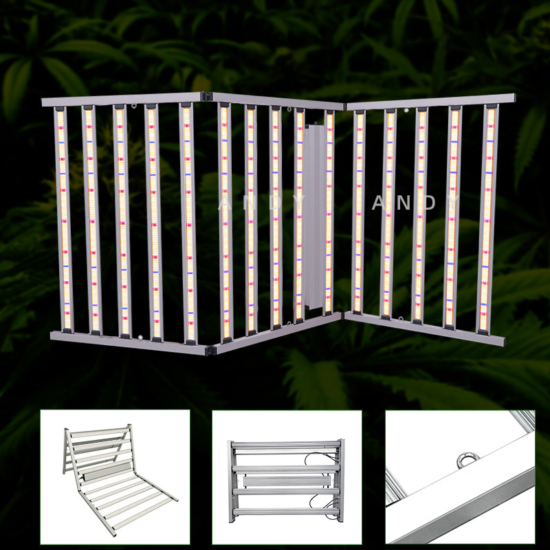 4x8ft 15 Bars Full Spectrum LED Growing Lights 1500W Commercial LED Grow Light For Plant Growth