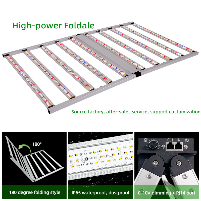 ANDY Full Spectrum 1000W Grow Light LED SAMSUNG LM301H LM281B EVO 10 Bar 4x4ft 4x6ft Commercial Horticulture