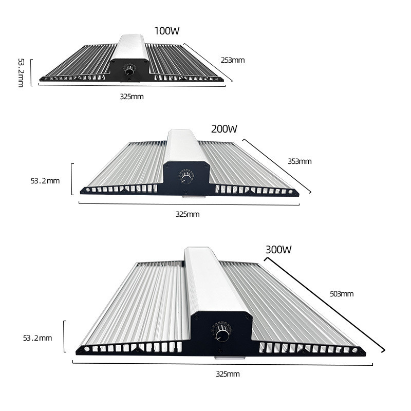 100W 200W 300W Full Spectrum LED Grow Light Panel Board For Indoor Plants