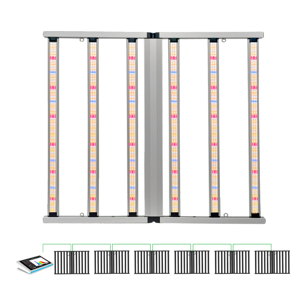 ANDY 4X4FT 640W Plant Grow Lights SAMSUNG LM281B 650W Full Spectrum Led Grow Light for Indoor Plants