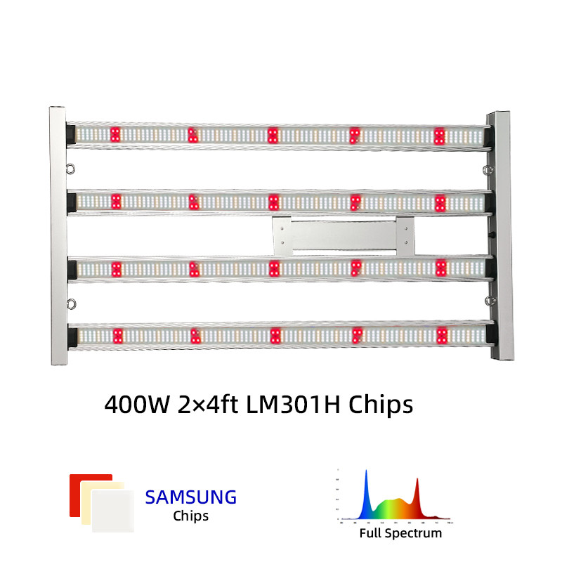 LM301H 400W Commercial Full Spectrum LED Plant Grow Light Wholesale SAMSUNG White Red 2*4ft 300W 400W 4 Bar for Indoor Flower