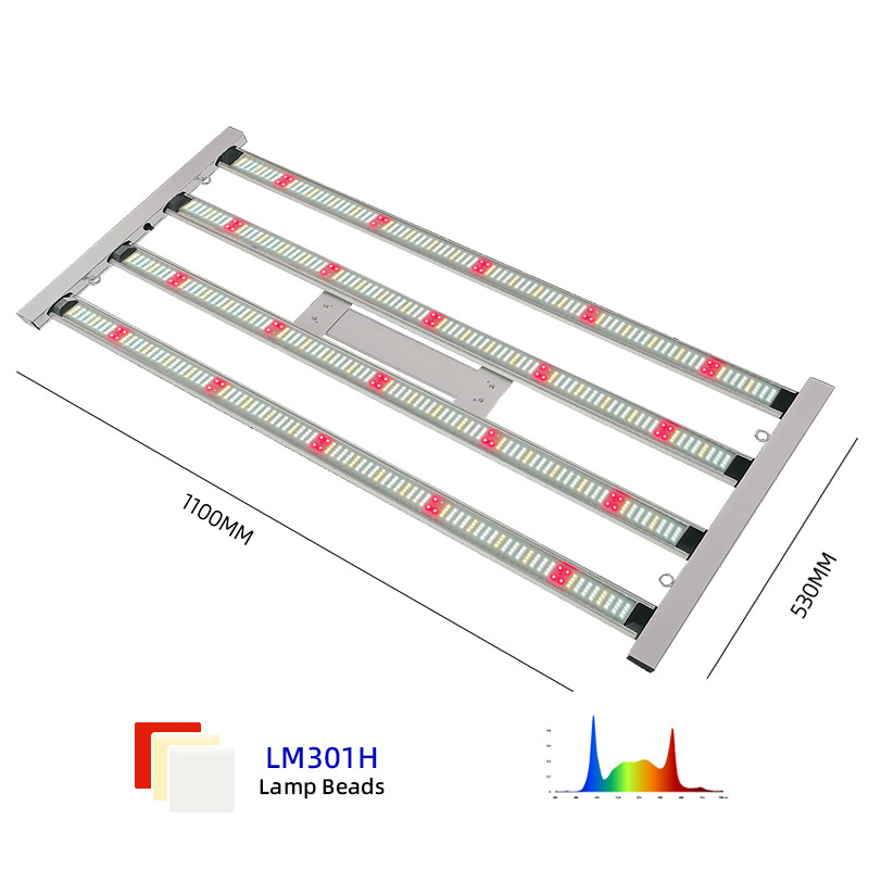 LM301H 400W Commercial Full Spectrum LED Plant Grow Light Wholesale SAMSUNG White Red 2*4ft 300W 400W 4 Bar for Indoor Flower