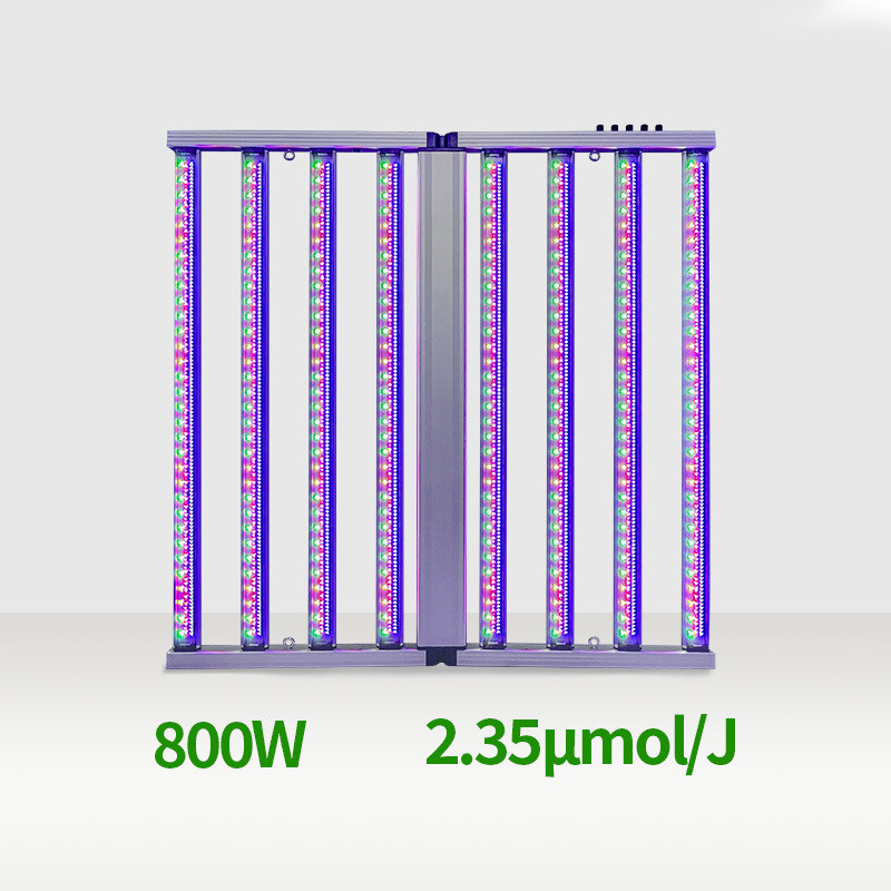 8 Bar 800W Five Channels UV IR Green Dimming Samsung LM301H LM281B Chips Full Spectrum LED Plant Grow Lights for Horticultural