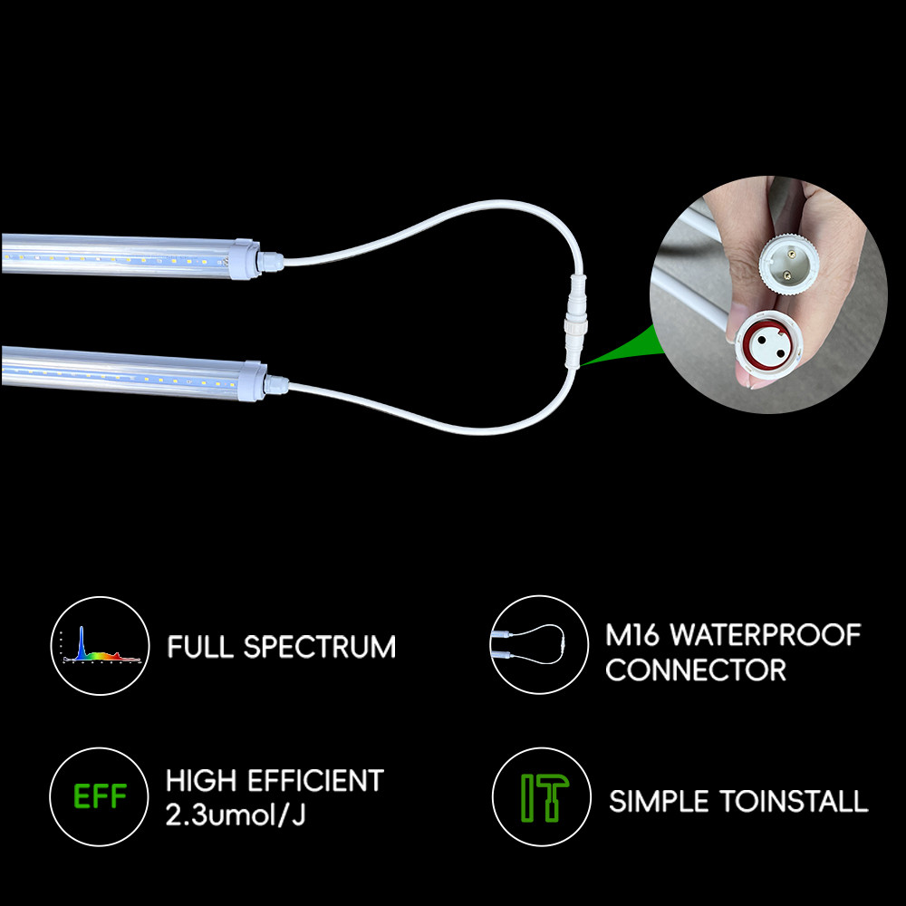 4ft T8 90cm 120cm T5 LED Grow Light Tubes 18W 25W 36W 3FT Full Spectrum LED Plant Grow Light