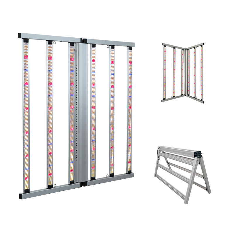 4×4ft 640 Watt LED Grow Light Fixture Full Spectrum Factory Supply Samsung LM281B Bar Style Dimmable Greenhouse