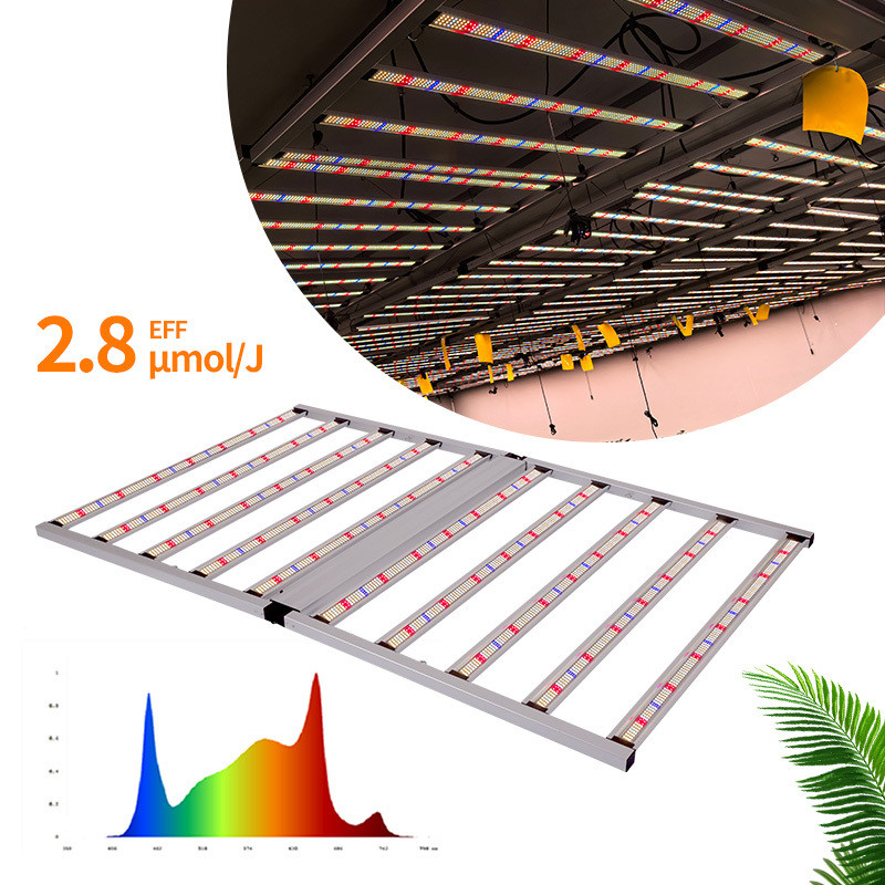 4×6ft 1000W 10 Bar Style LED Grow Lights Full Spectrum With Samsung LM301H EVO LM281B