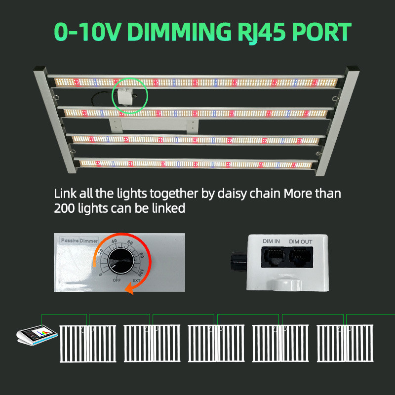Indoor Foldable SAMSUNG Lm281B 301H 301B Full Spectrum 660nm 720nm Hydroponic Plant 4x4ft 4 Bar Style 400w Led Grow Light