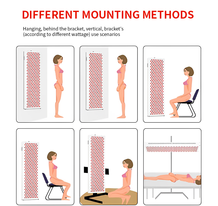 LED 660nm 850nm infrared red light therapy panel