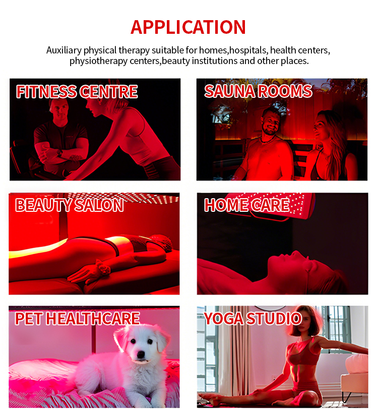 LED 660nm 850nm infrared red light therapy panel