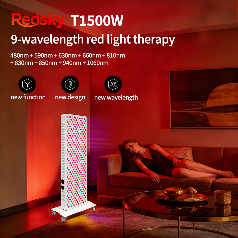 9 Wavelengths 1500W 320LEDsWhole Body Led Red Light Device Therapy Panel for Beauty Home Gym