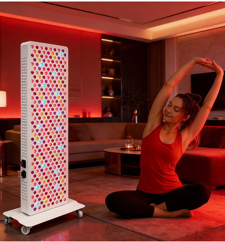 480nm-1060nm 5 7 9 Wavelengths Dual Chip Infrared Lamp PDT Machine Full Body Red Light Therapy Panels