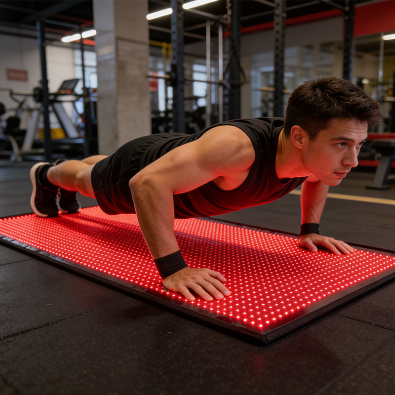  LED Red Light Mat Therapy Blanket for Pilates Yoga