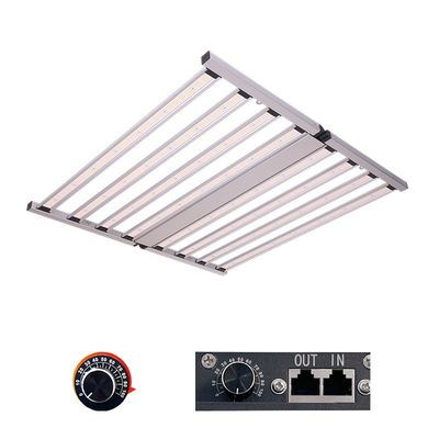 Dimmable 8 Bar LED Commercial 800W Grow Light Full Spectrum Indoor Plant Greenhouse