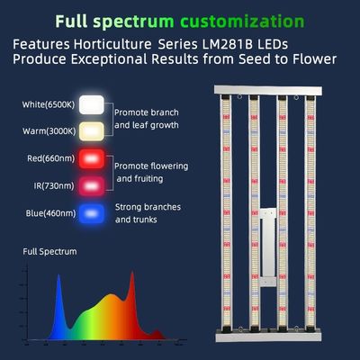 Full Spectrum LED Grow Lights 400W Factory Wholesale Custom Lm281b 301H Dimmable Plant Lamp