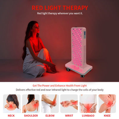 Paneles de terapia de luz infrarroja Shenzhen 120 LED 660nm 850nm Máquina PDT pequeña para rostro y cuerpo 600W LED Terapia de luz roja